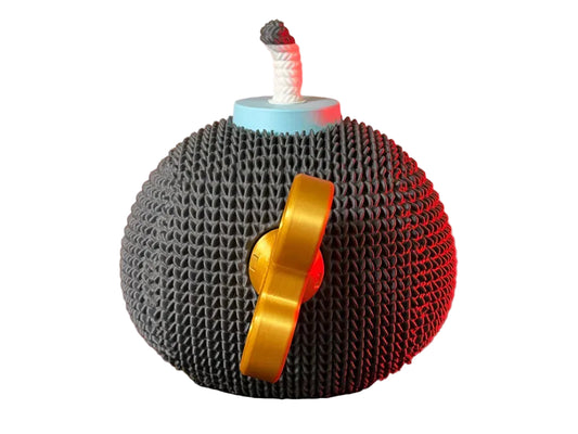 Bob-omb Tejido 3D – Edición Gamer Decorativa