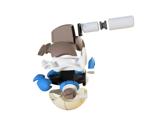 Pokébola Mega Blastoise #0009 – Edición Legendaria 3D