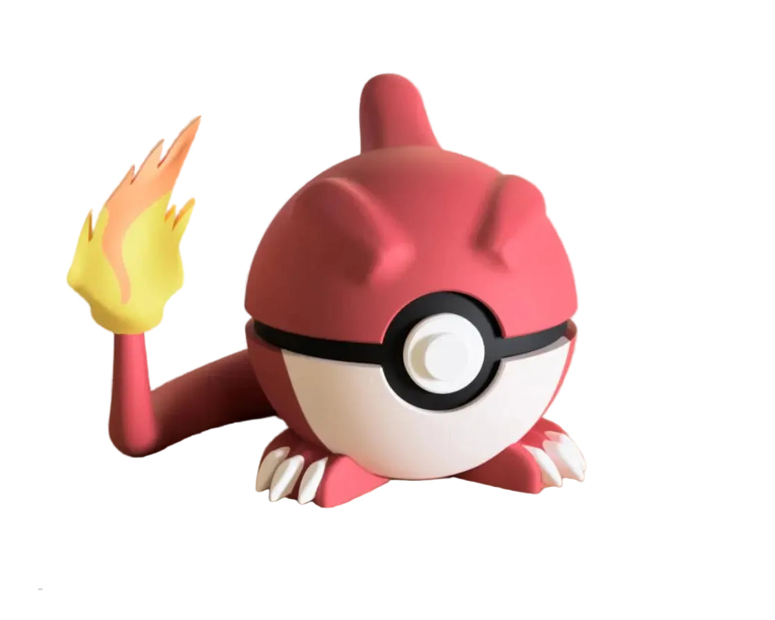 Pokébola Charmeleon #0005 – Edición Coleccionista 3D