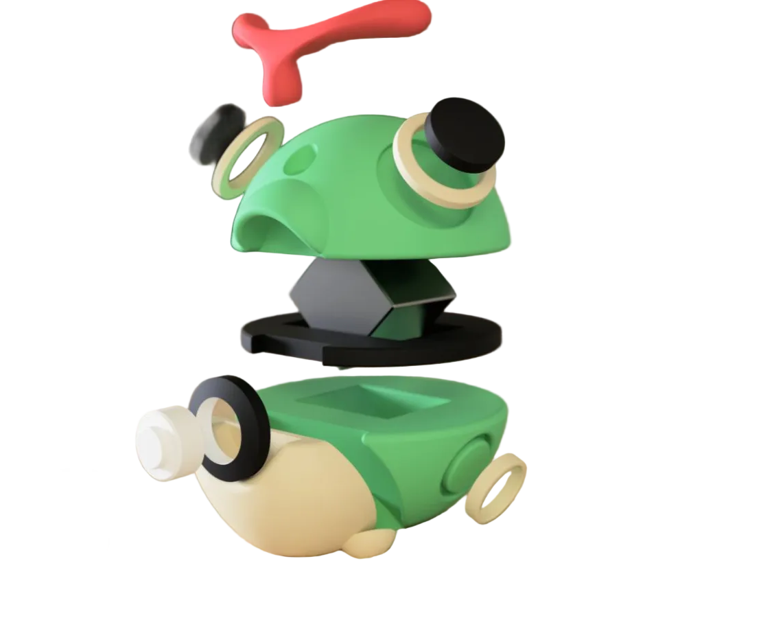 Pokébola Caterpie #0010 – Edición Coleccionista 3D