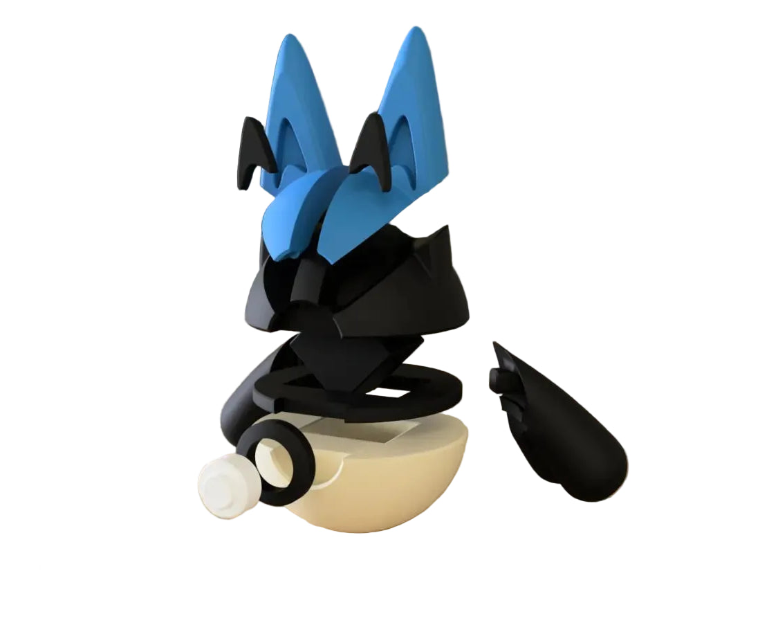 Pokébola Lucario #0448 – Edición Coleccionista 3D