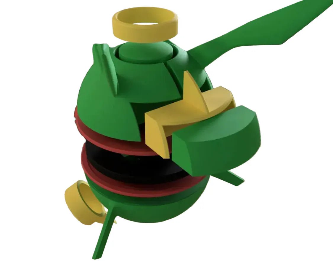 Pokébola Rayquaza 0384 – Impresa en 3D - Impresión 3D en Colombia - N3XT